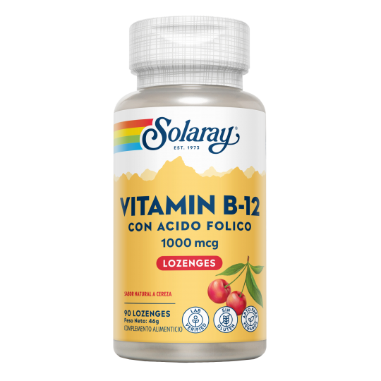 Vitamina B12+Ácido fólico 1000 mgc - 90 comp