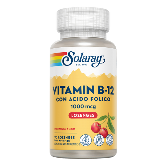 Vitamina B12+Ácido fólico 1000 mgc - 90 comp