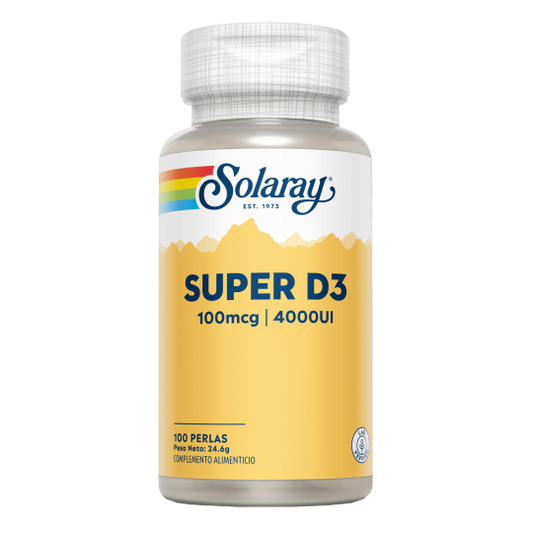 SUPER D3 100mcg (4000UI) - 100 PERLAS