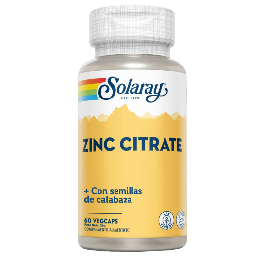 ZINC CITRATE SEMILLAS CALABAZA - 60 CAPSULAS