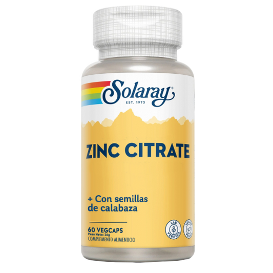 ZINC CITRATE SEMILLAS CALABAZA - 60 CAPSULAS